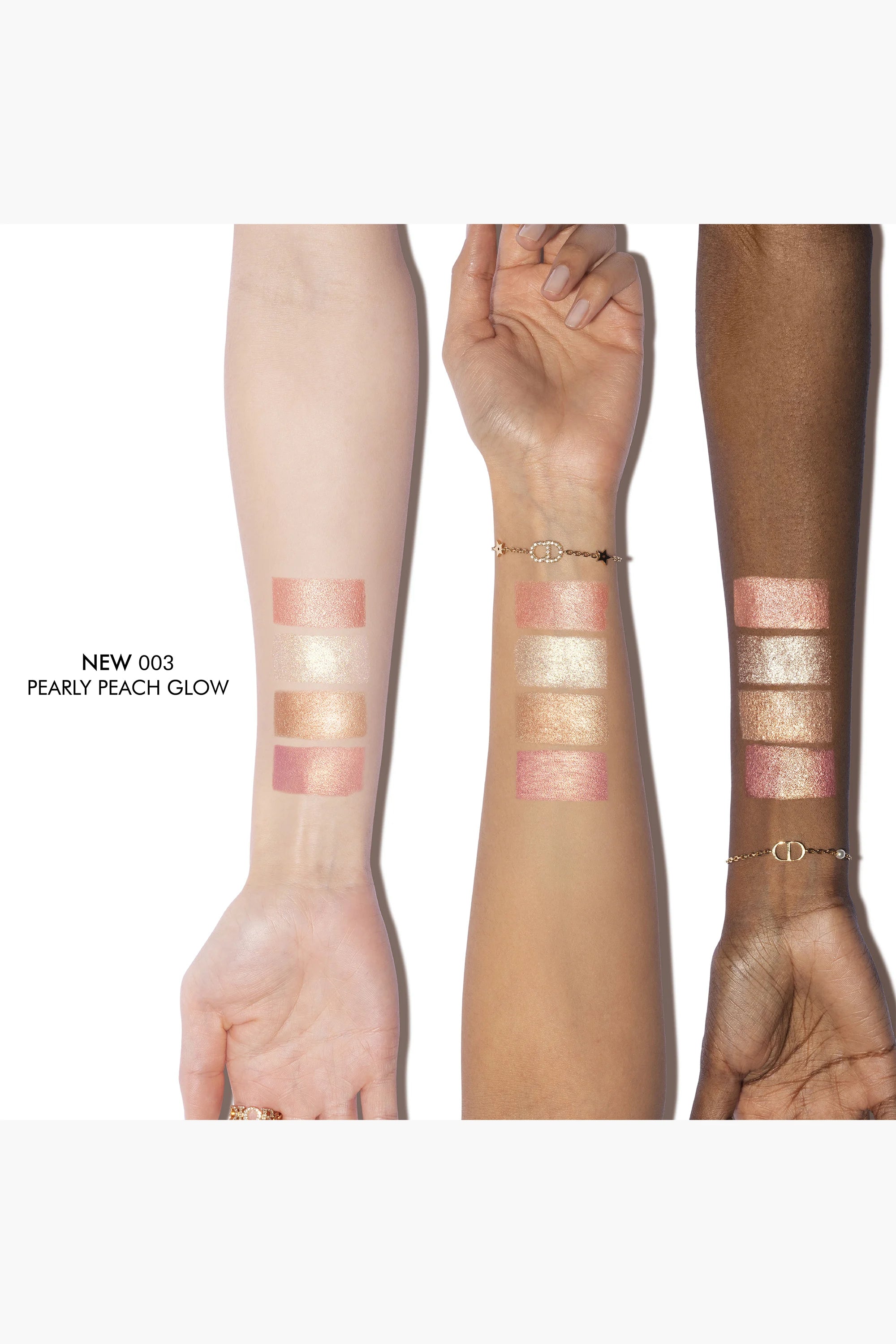 Dior Backstage Glow Maximizer Palette 003 Pearly Peach Glow