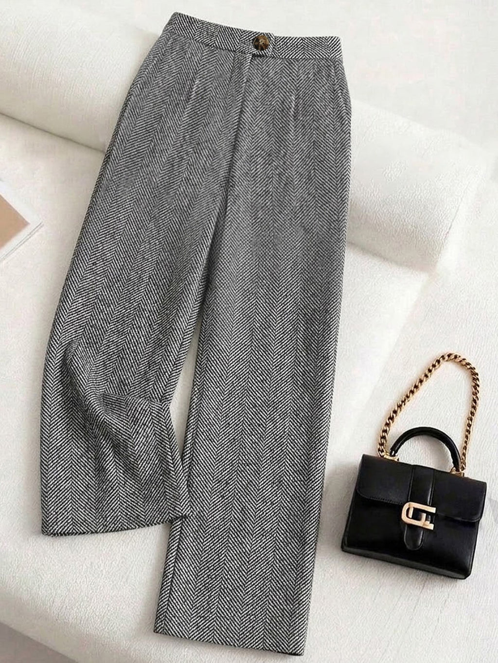 Plus Size Women's Casual Slim Fit Long Trousers