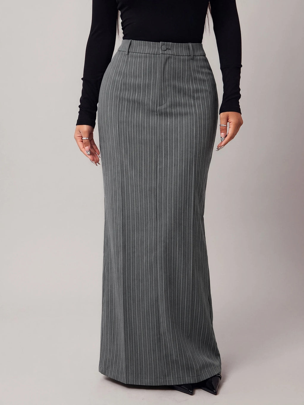 Plus Size Women's Vintage Elegant Straight Pencil Skirt