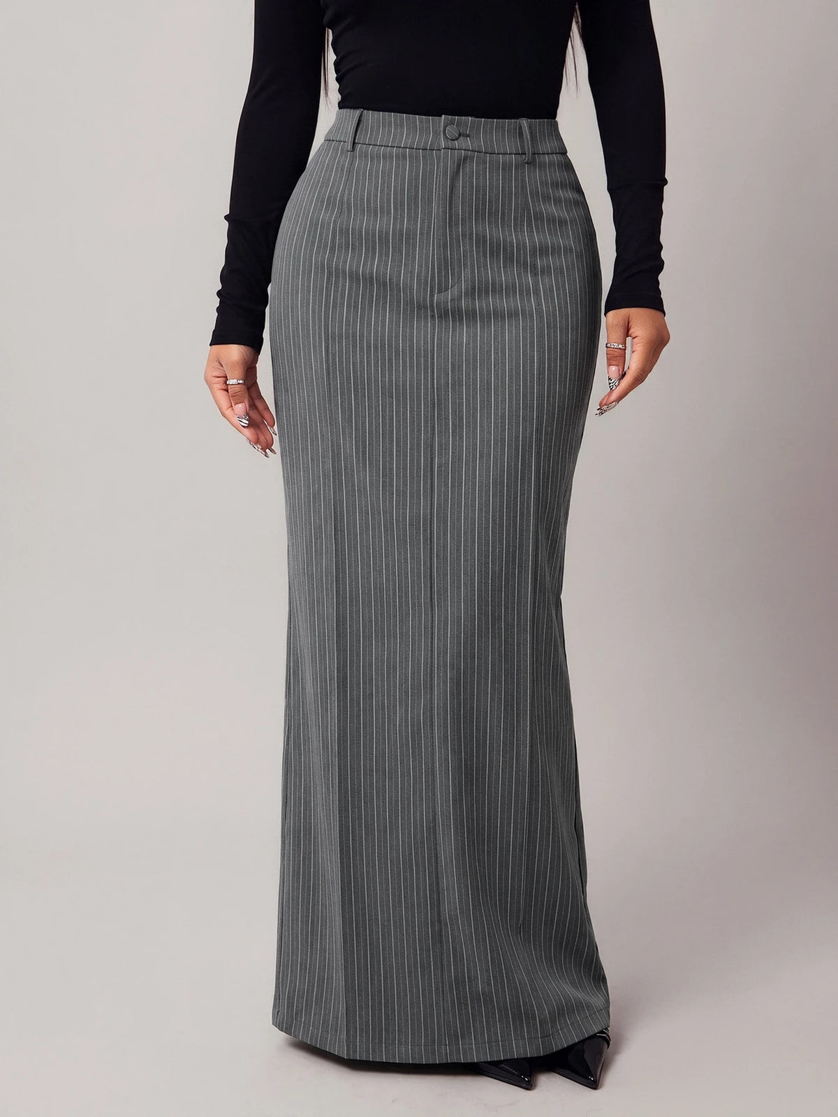 Plus Size Women's Vintage Elegant Straight Pencil Skirt