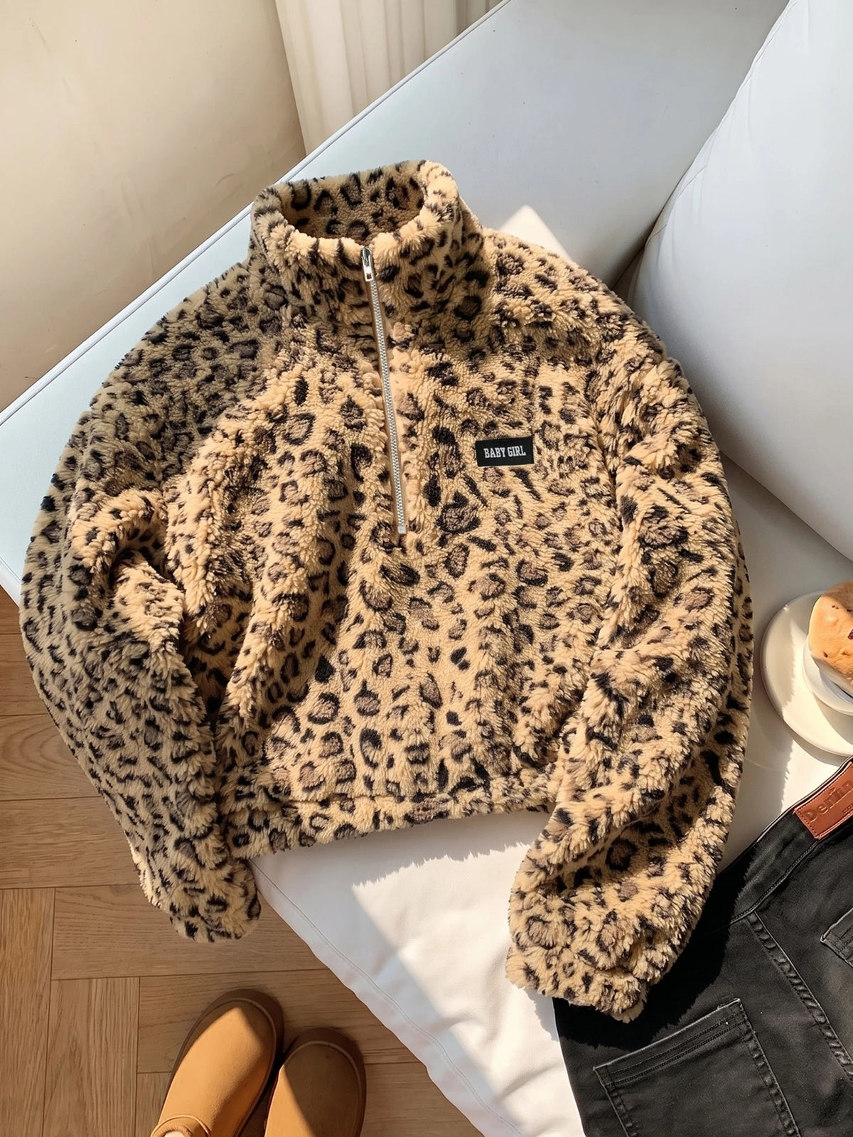 Plus Size Lambswool Sweatshirt Fall