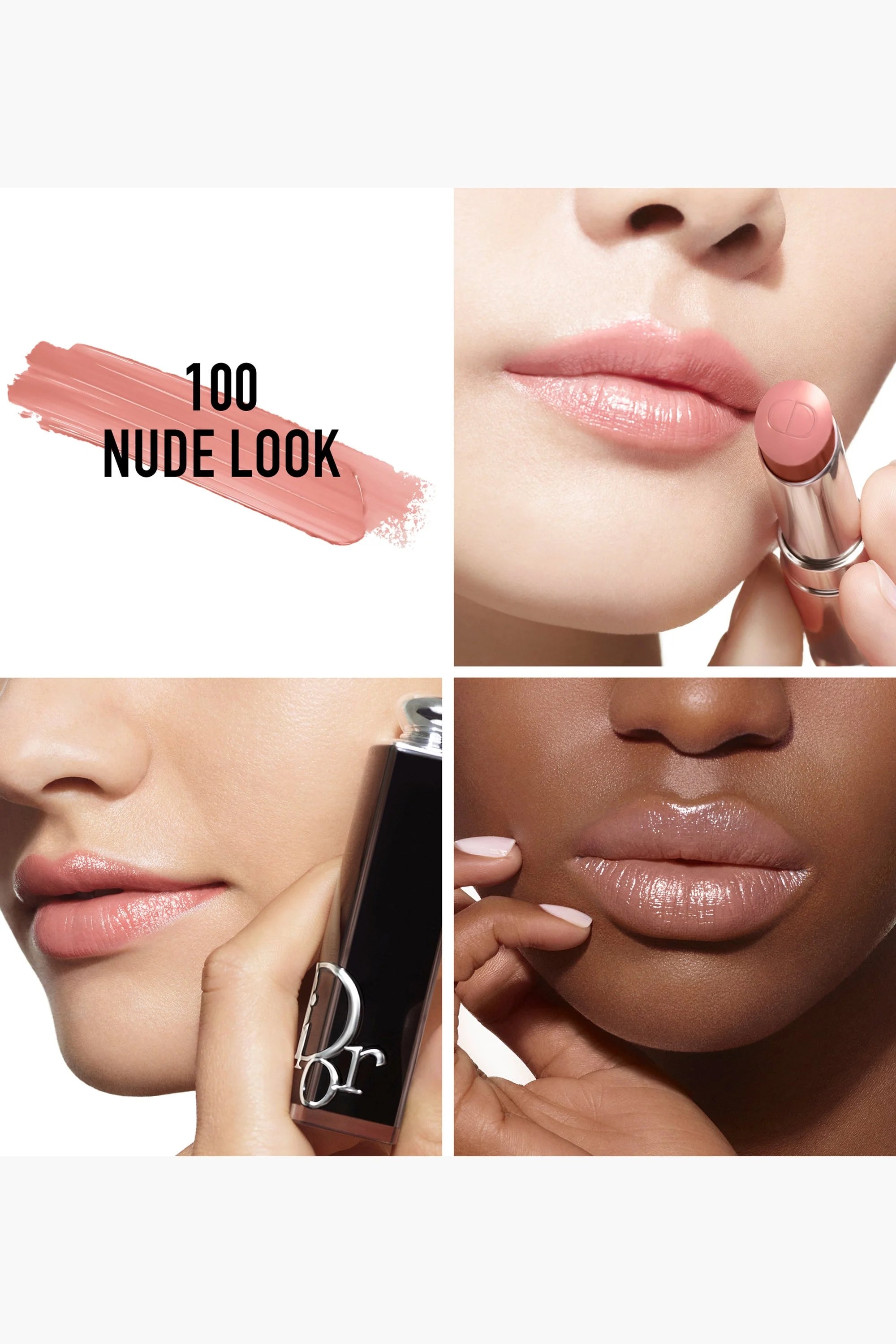 Rouge à lèvres Dior Addict 100 Nude Look