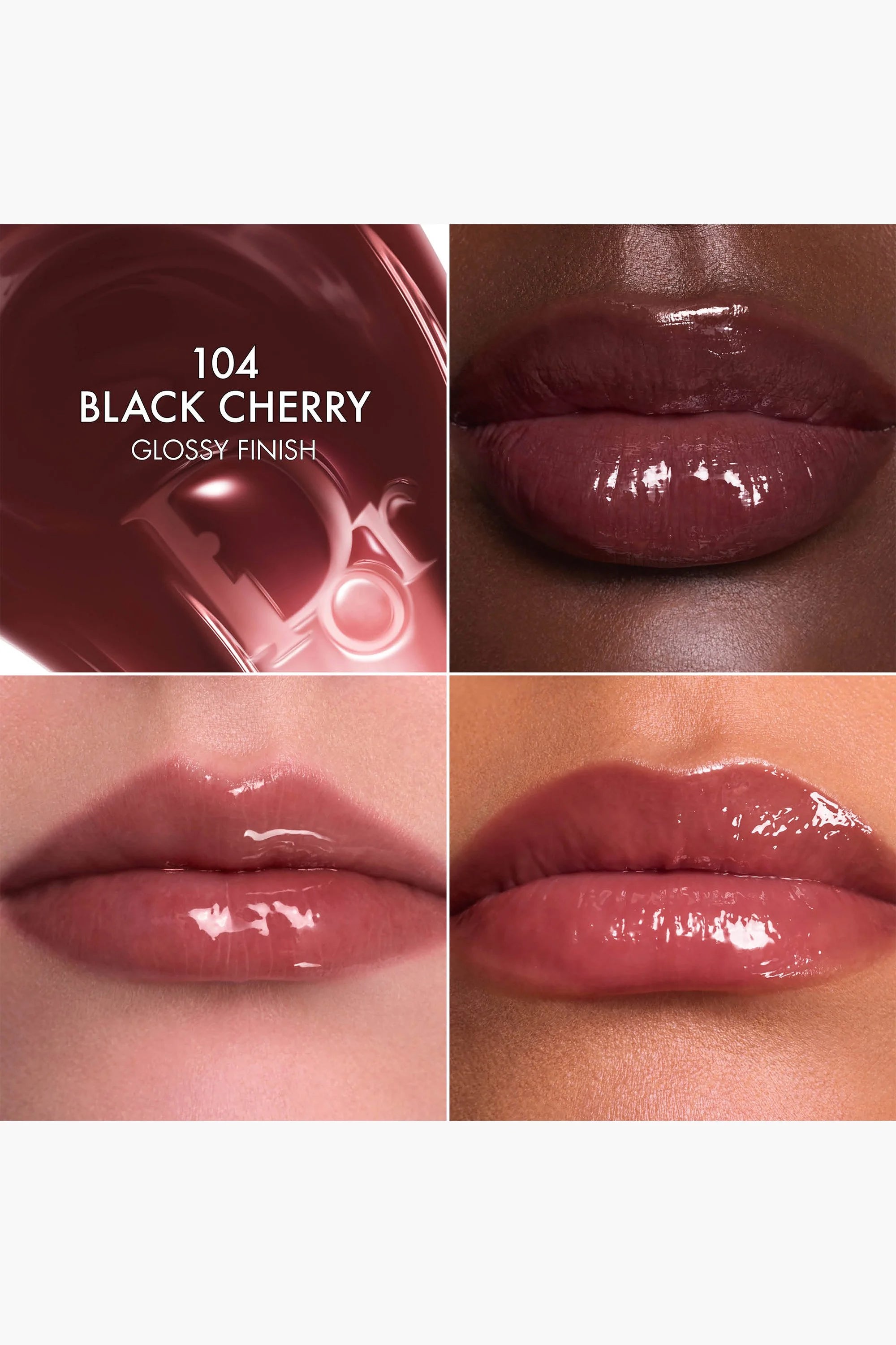 Dior Addict Lip Glow Butter 104 Black Cherry