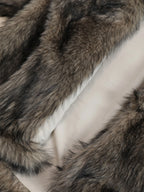 New Faux Fur Loose Coat