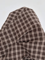 Plus Size Plaid Pleated Skirt