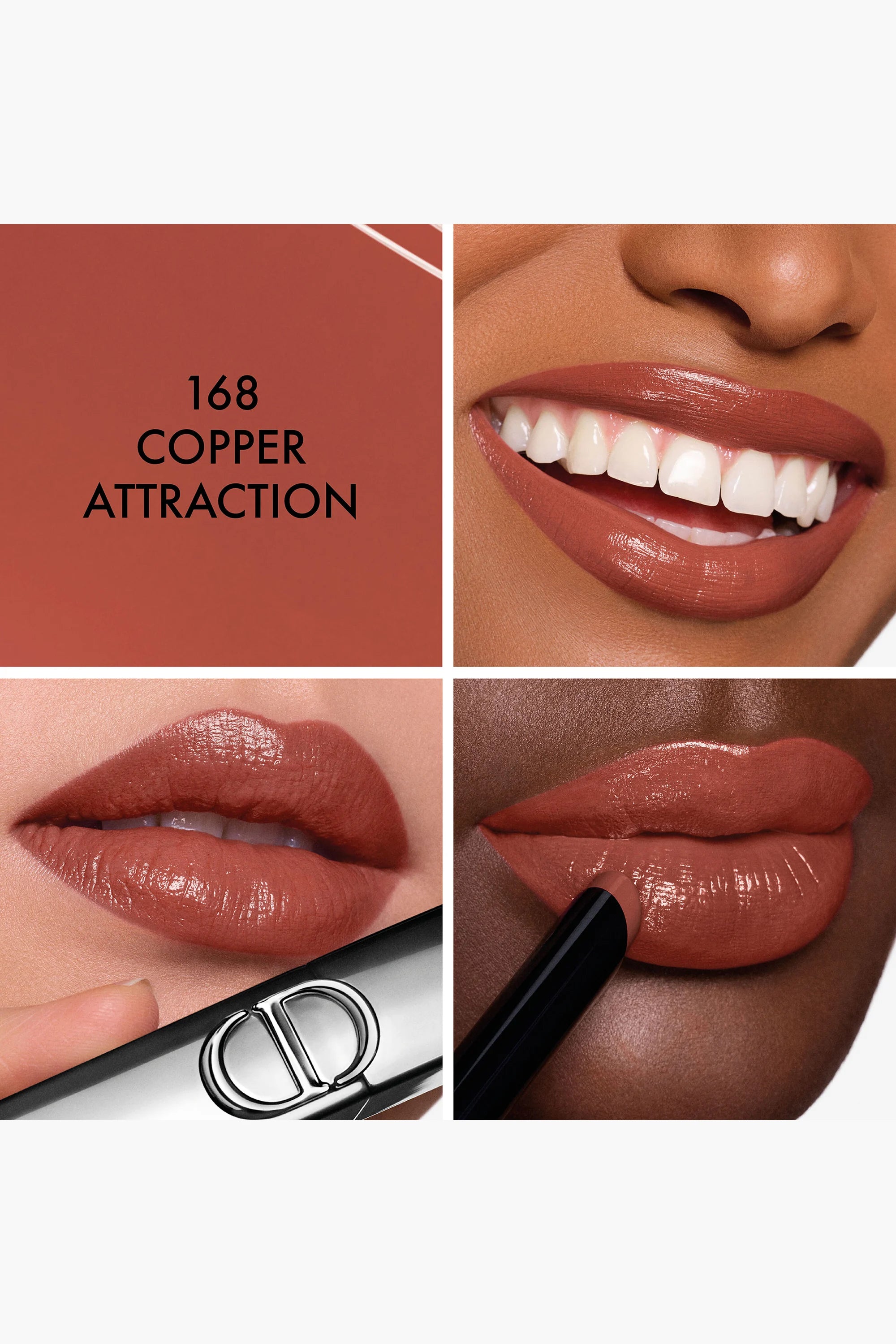 Rouge Dior sur scène 168 Attraction Cuivre