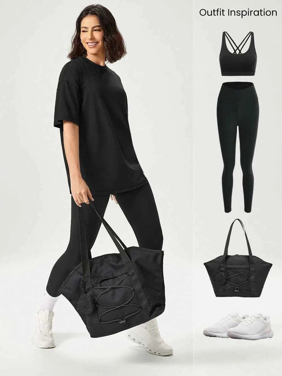 T-shirt Oversized Unisexe à Col Rond à Manches Courtes GLOWMODE en Pima Cotton