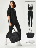 T-shirt Oversized Unisexe à Col Rond à Manches Courtes GLOWMODE en Pima Cotton