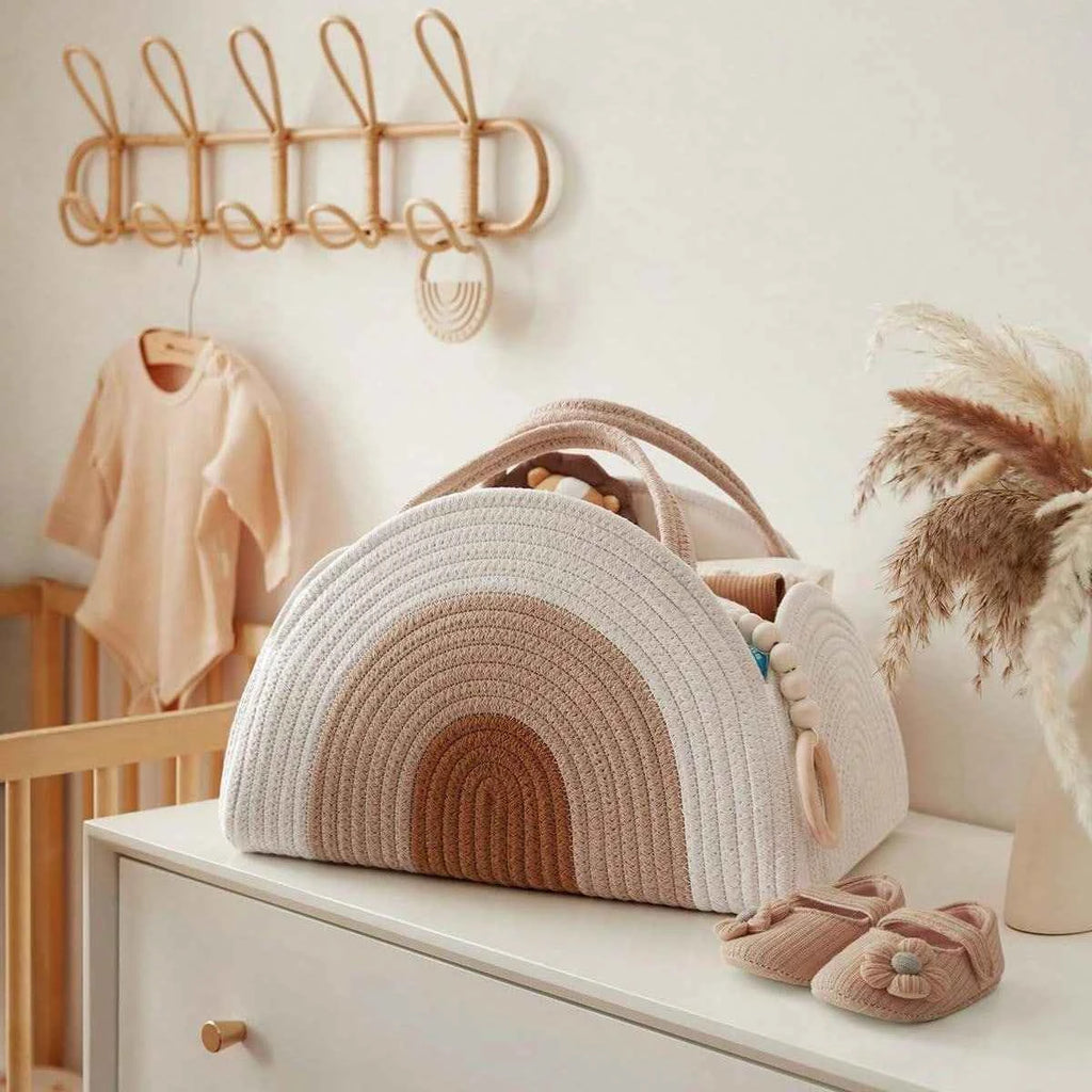 Baby Diaper Caddy Basket