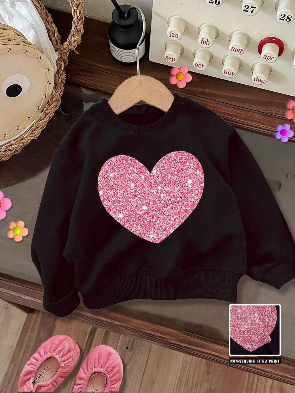 Baby Girl Casual Soft Comfortable Sweatshirt