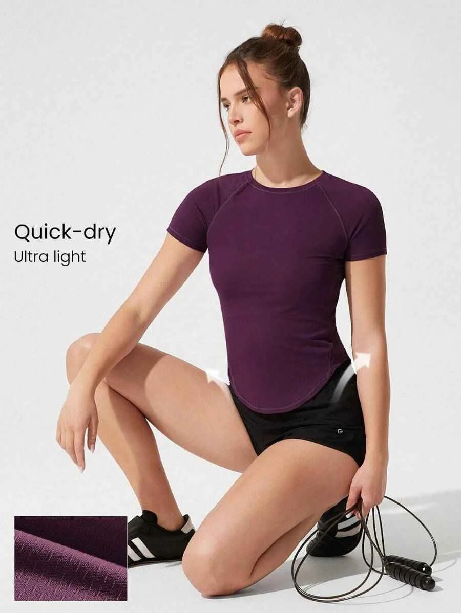 T-shirt Fitted GLOWMODE Power Play Quick-Dry pour Gym