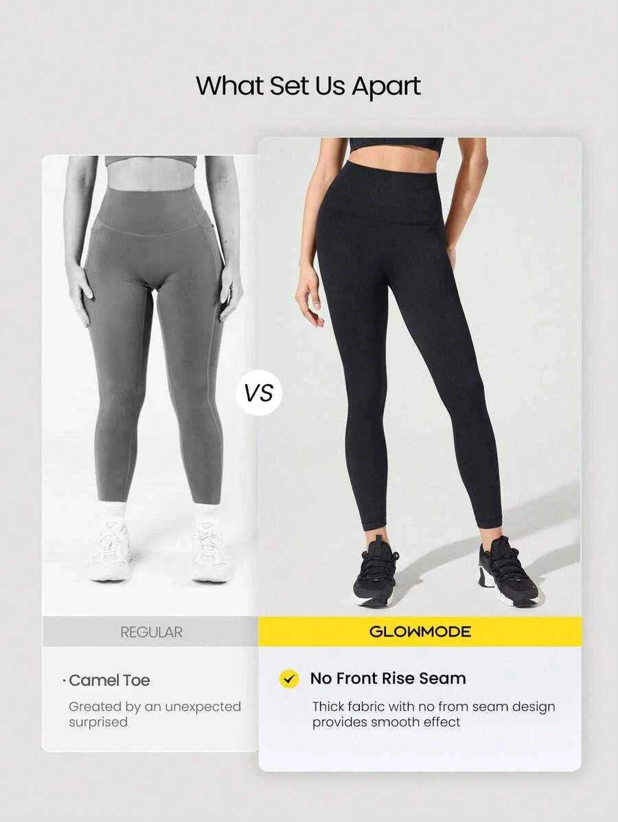 Leggings de Gym Ultra Taille Haute GLOWMODE Be A Peach 24"