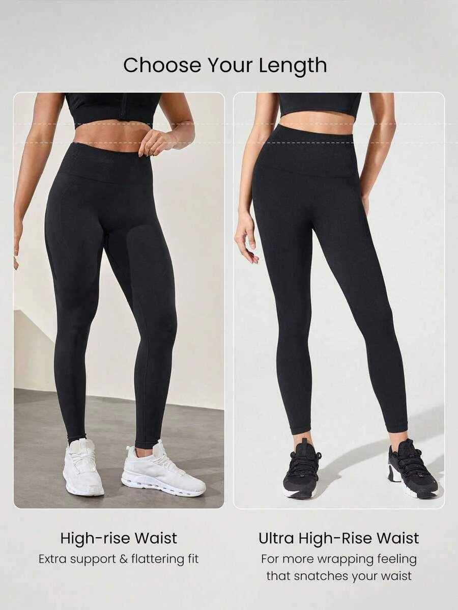 Leggings de Gym Ultra Taille Haute GLOWMODE Be A Peach 24"