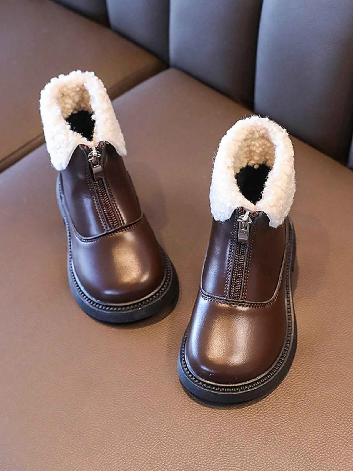 Boots With Front Zipper