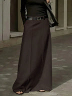 Plus Size A-Line Maxi Skirt