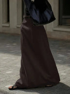 Plus Size A-Line Maxi Skirt
