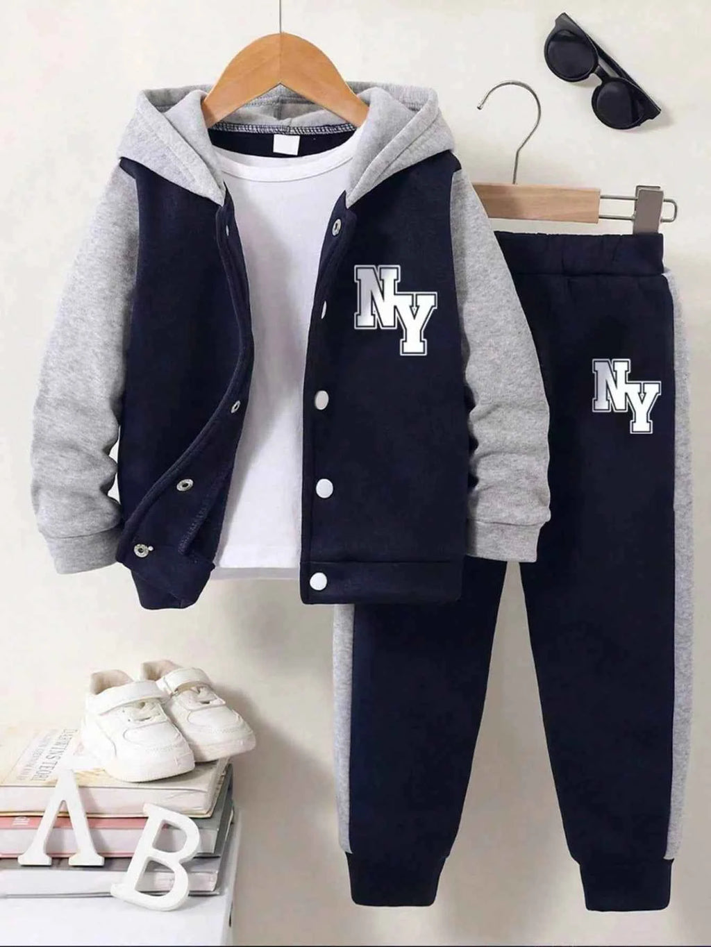 Boy Hoodie Jacket And Sweatpants Set