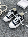 High‑Top Canvas Sneakers