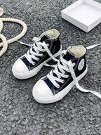High‑Top Canvas Sneakers