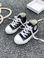 High‑Top Canvas Sneakers
