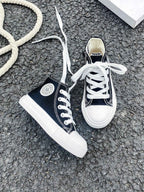 High‑Top Canvas Sneakers