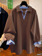 Plus Size Pullover Sweatshirt