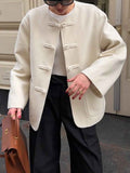 Street Style Chinese Frog Button Jacket