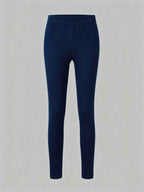 Girls 2pcs Hoodie And Leggings Set
