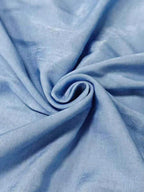 Plus Size Light Blue And White Color Block Pants Fall