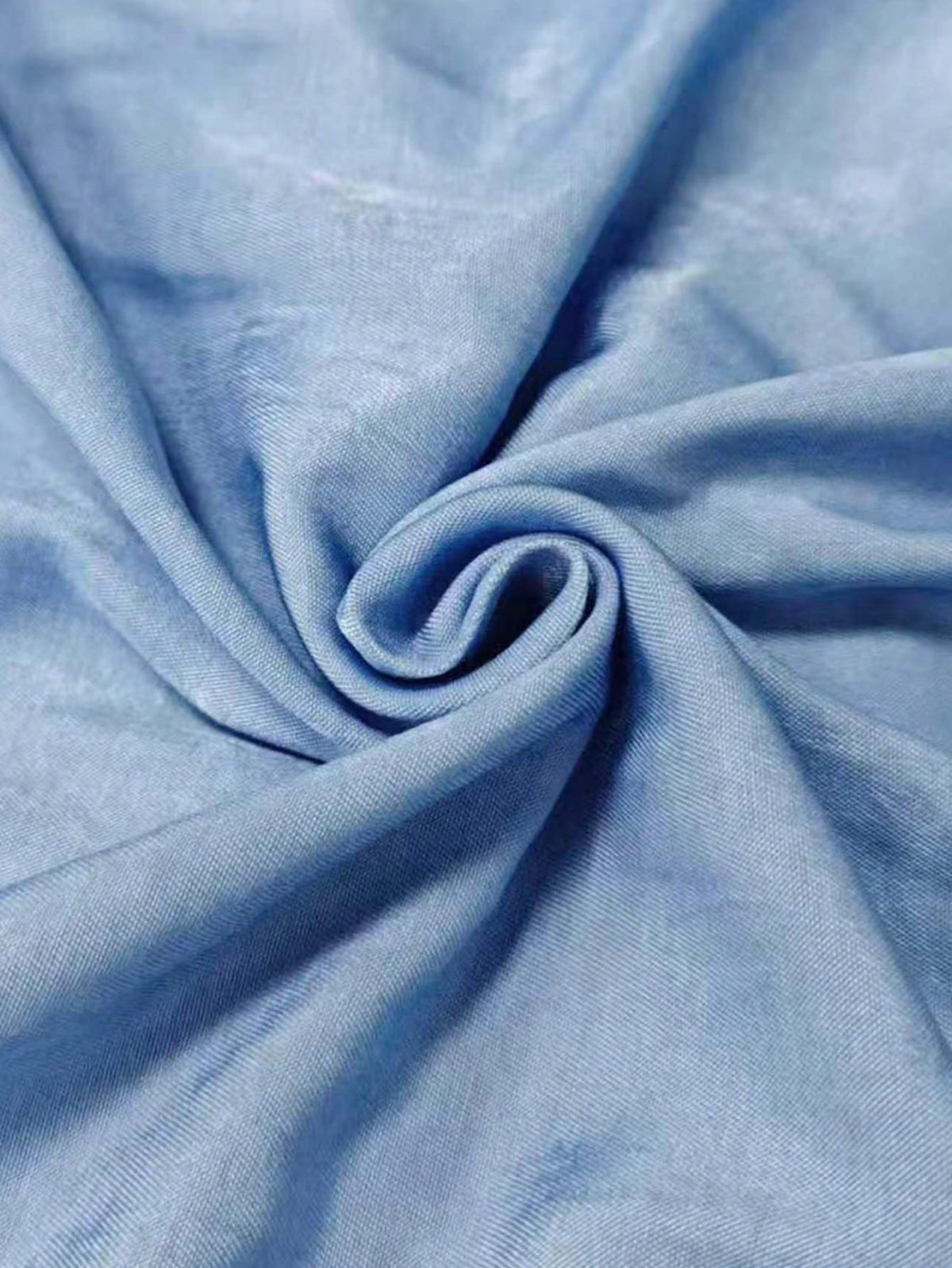 Plus Size Light Blue And White Color Block Pants Fall