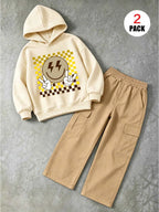 2pcs/Set Boys Casual Outfit
