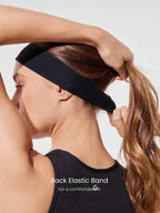 GLOWMODE FeatherFit™ Bandeau d'échauffement anti-transpiration extensible à grips non glissants pour yoga, pilates, gym, entraînement, vêtements de sport quotidiens