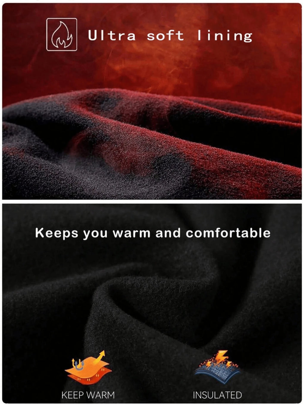 Women's Warm Fleece High Waist Straight Leg Pants