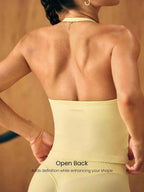 Top de Tank Halter Sans Coutures GLOWMODE - Ultra Fin et Confortable