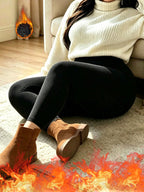Women's Plus Size Thermal Lined Leggings