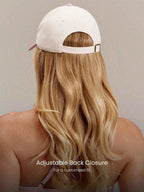 Casquette de baseball brodée GLOWMODE No Bad Hair Days avec visière contrastée
