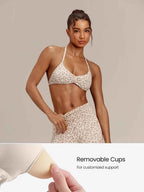 Soutien-gorge Demi Seamless Wild Glow Léopard de GLOWMODE