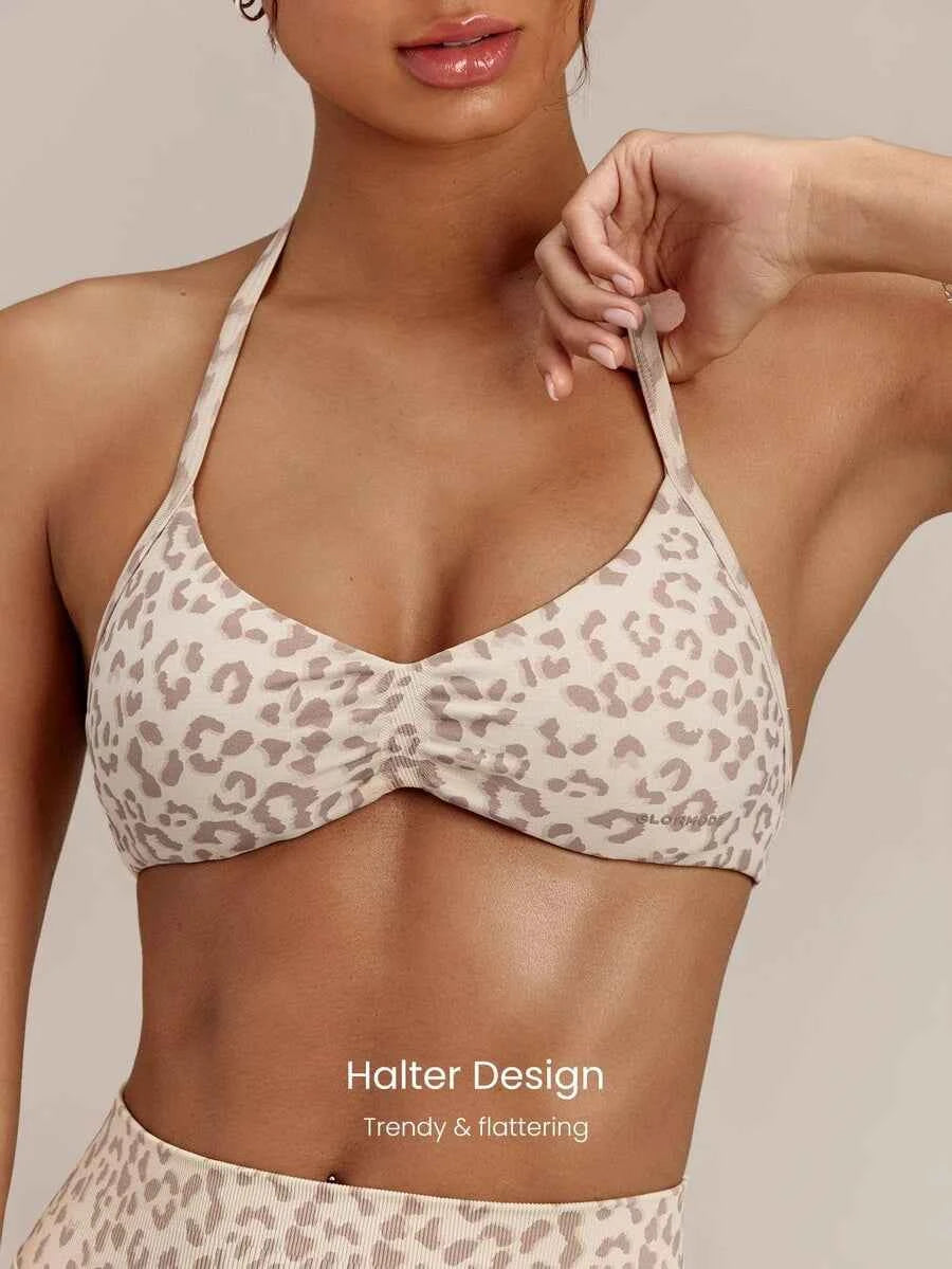 Soutien-gorge Demi Seamless Wild Glow Léopard de GLOWMODE
