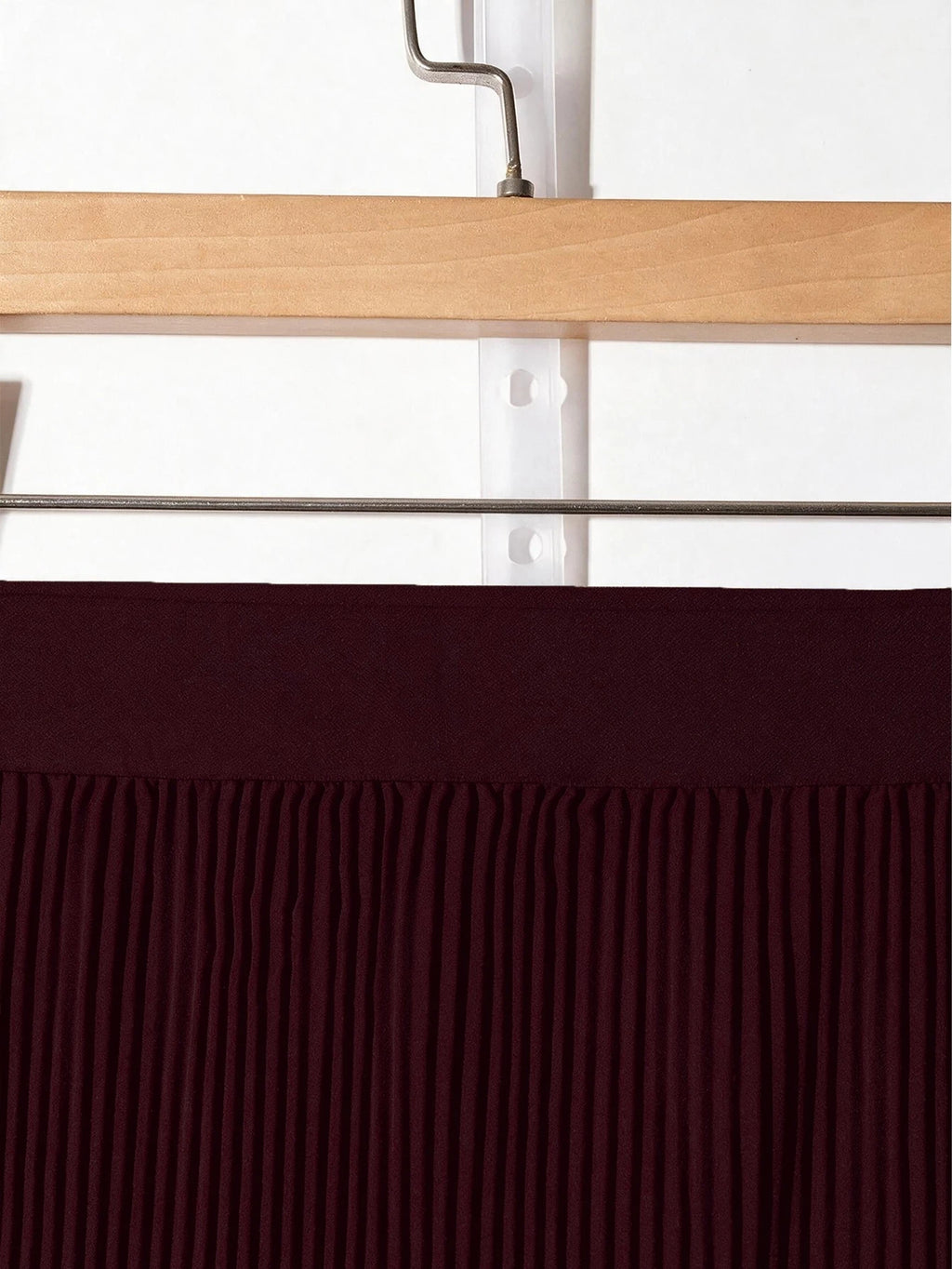 Plus Size Women's Pleated Long Casual Skirt