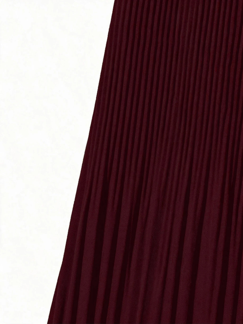 Plus Size Women's Pleated Long Casual Skirt