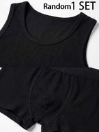 1 Set Tween Boys Top & Boxer Briefs Set