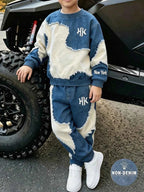 2pcs Set Boy Sweatshirt & Sweatpants Set