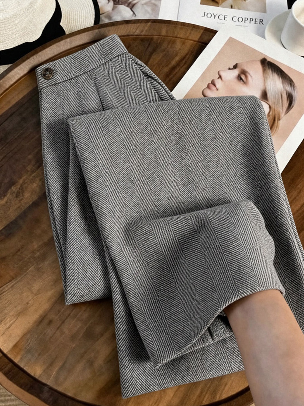 Plus Size Women's Casual Slim Fit Long Trousers