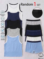 1 Set Tween Boys Top & Boxer Briefs Set