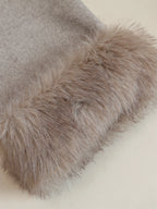 Women's Oatmeal Brown Overcoat