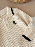 Baby Boy Knitted Sweater Romper