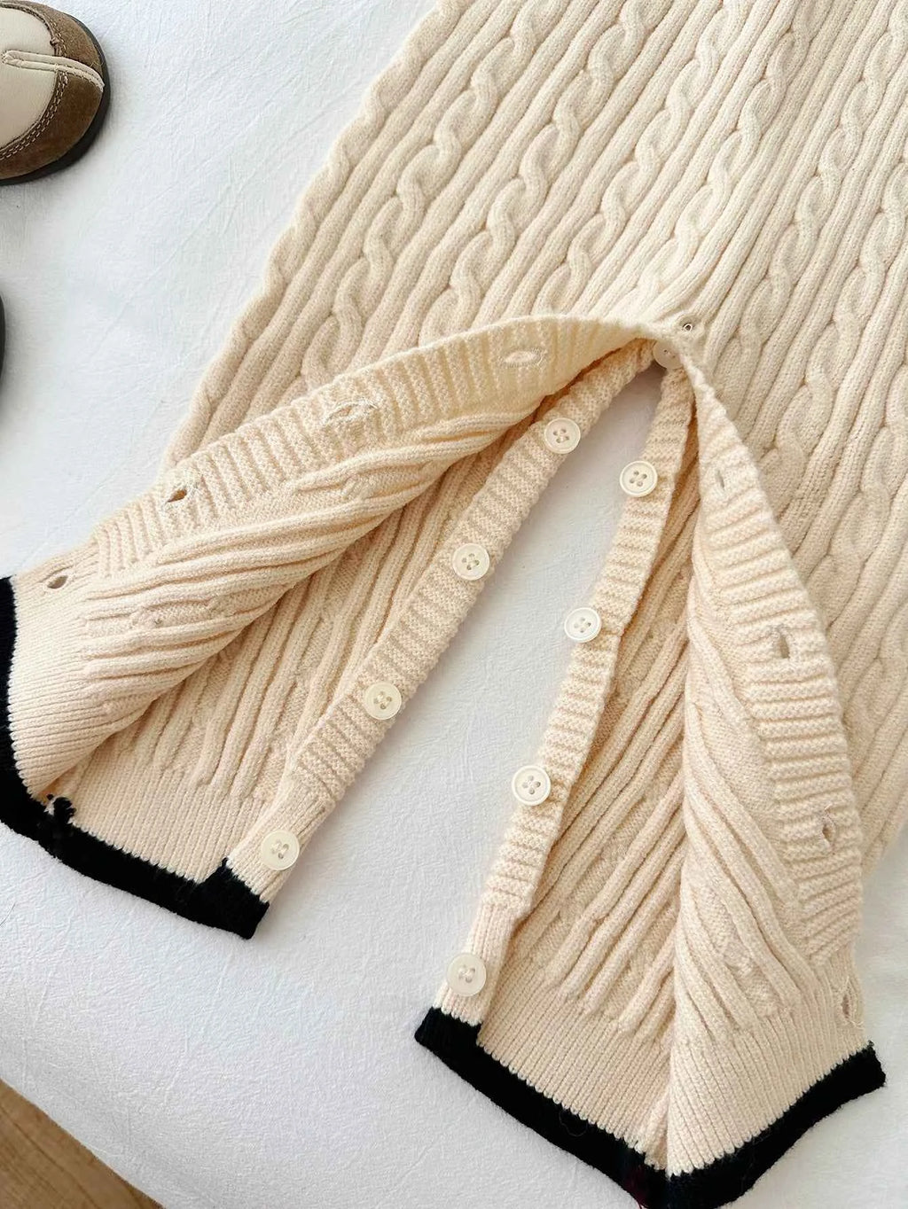 Baby Boy Knitted Sweater Romper