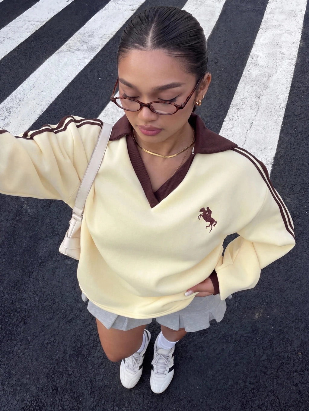 Women's Plus Size Shoulder Long Sleeve Sweatshirt Fall