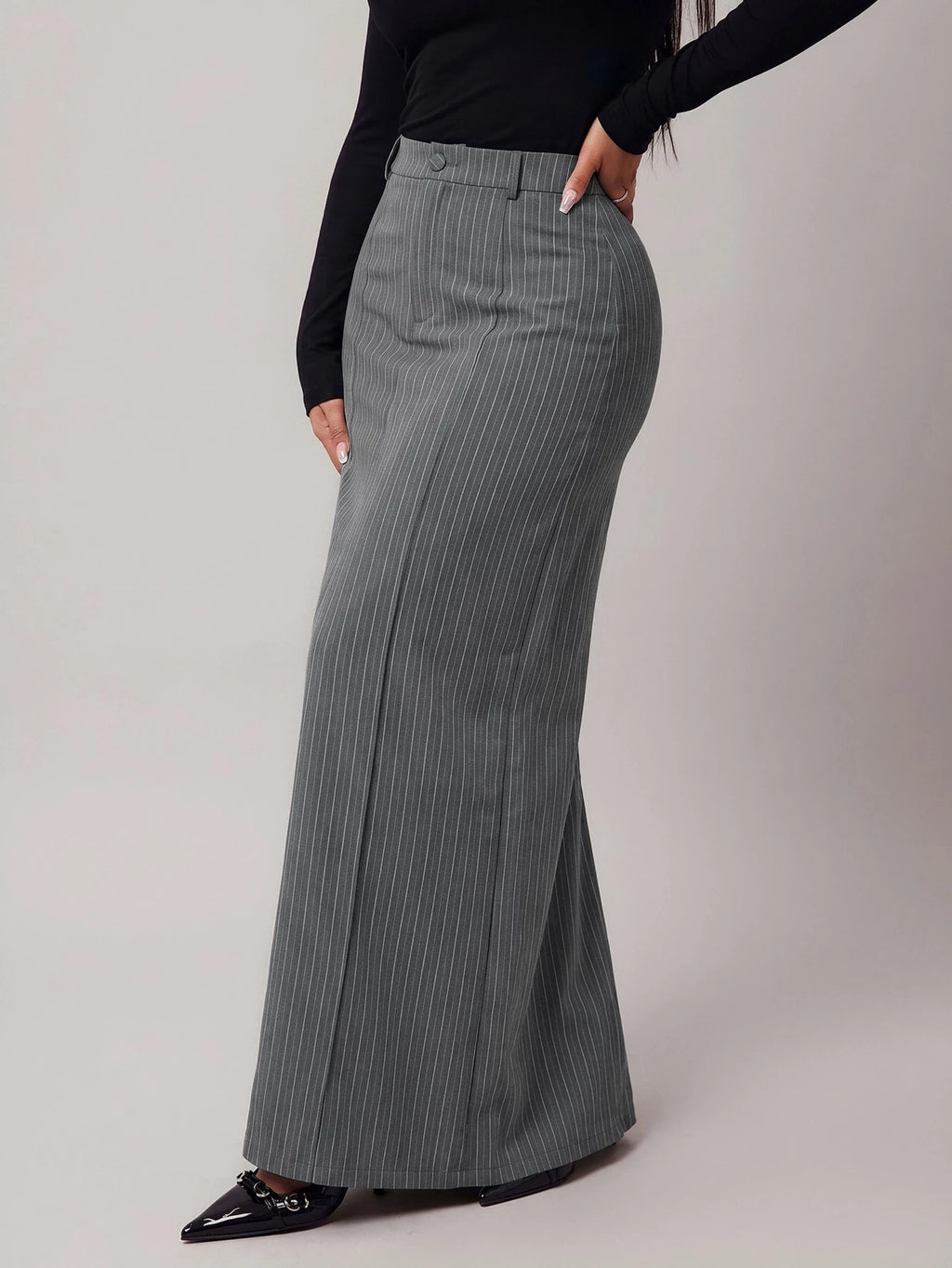 Plus Size Women's Vintage Elegant Straight Pencil Skirt
