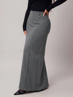 Plus Size Women's Vintage Elegant Straight Pencil Skirt